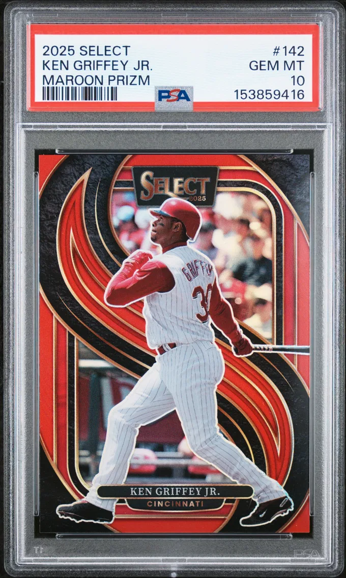 2025 #142 Ken Griffey Jr PSA 10 Panini Select