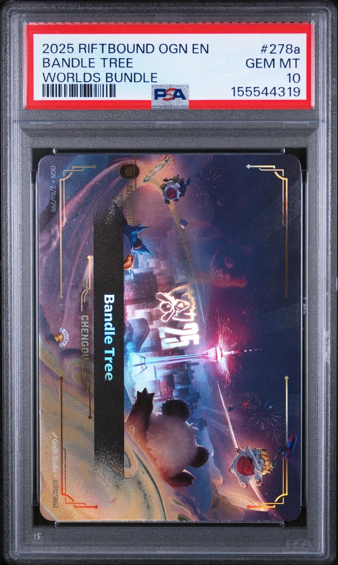 2025 #278a Bandle Tree PSA 10 Riftbound: League of Legends Ogn-Origins