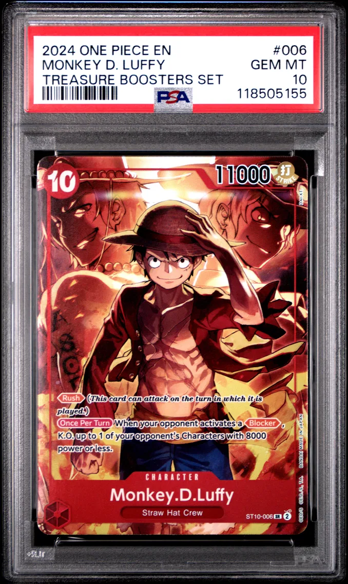 2024 #006 Monkey D. Luffy PSA 10 One Piece Promos