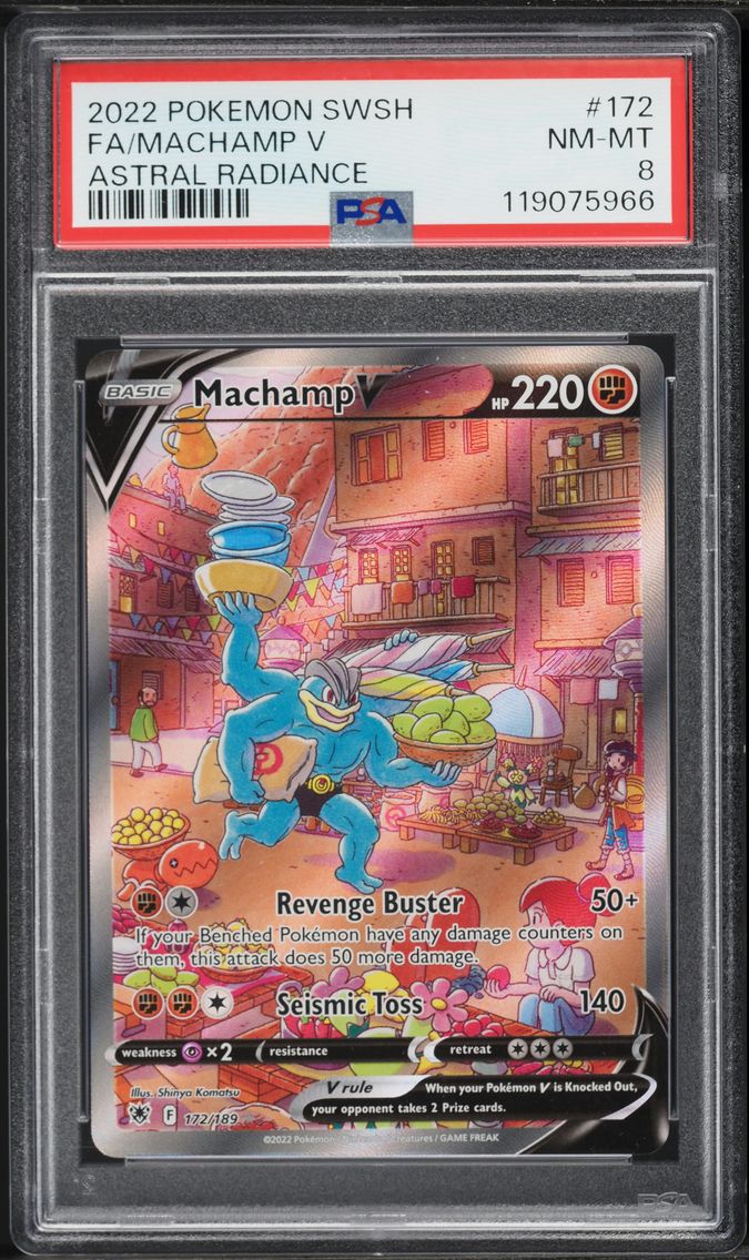 2022 #172 Full Art/Machamp V PSA