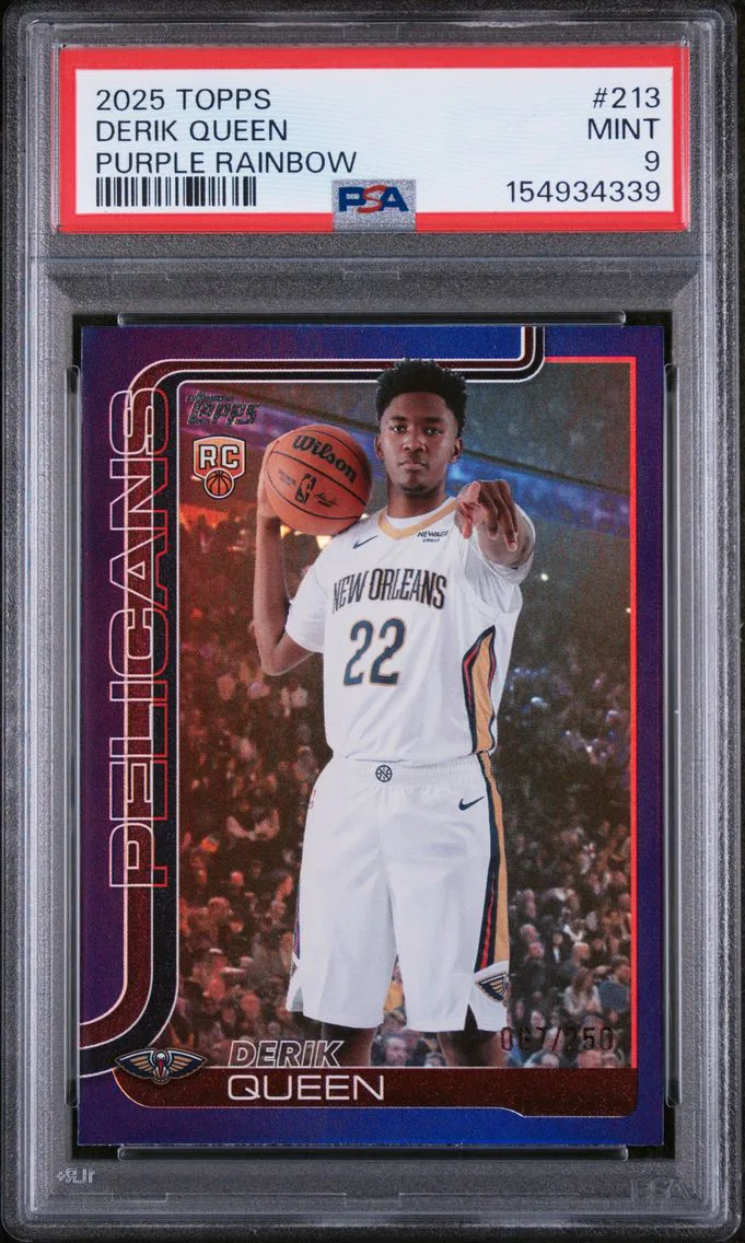 2025 #213 Derik Queen PSA 9 Topps