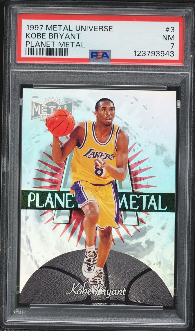 1997 #3 Kobe Bryant PSA 7 Metal