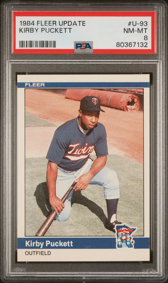 1984 #U-93 Kirby Puckett PSA 8 Fleer Update