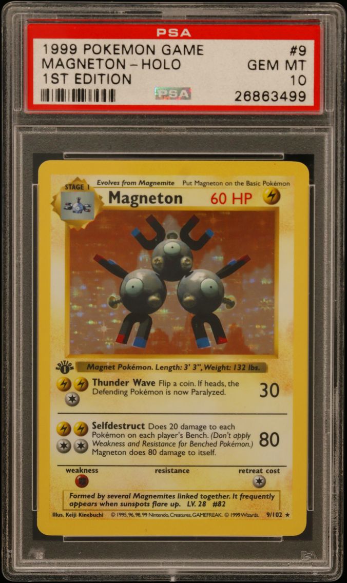 1999 #9 Magneton-Holo 1st Editio