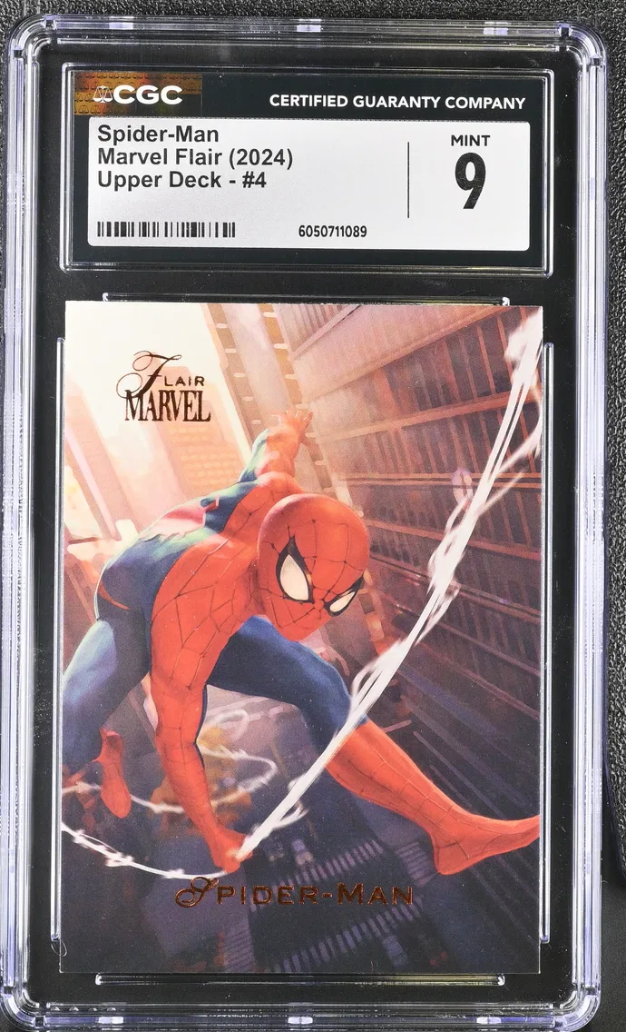 2024 #4 Spider-Man CGC 9 Marvel Flair (2024 Upper Deck) - English