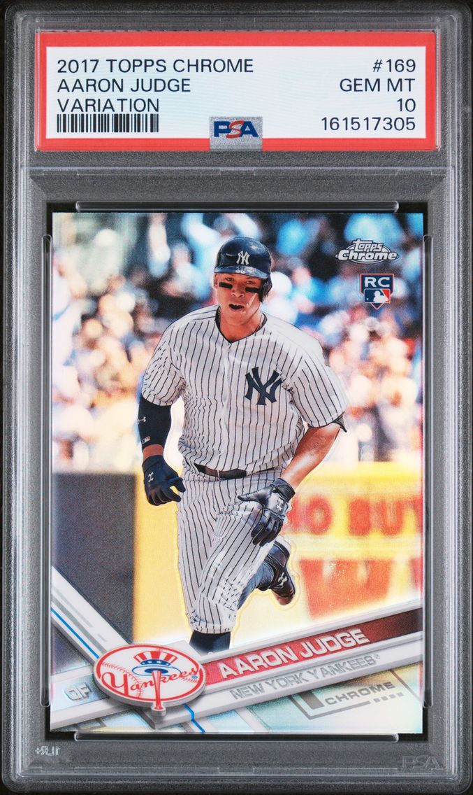 2017 #169 Aaron Judge PSA 10 Top