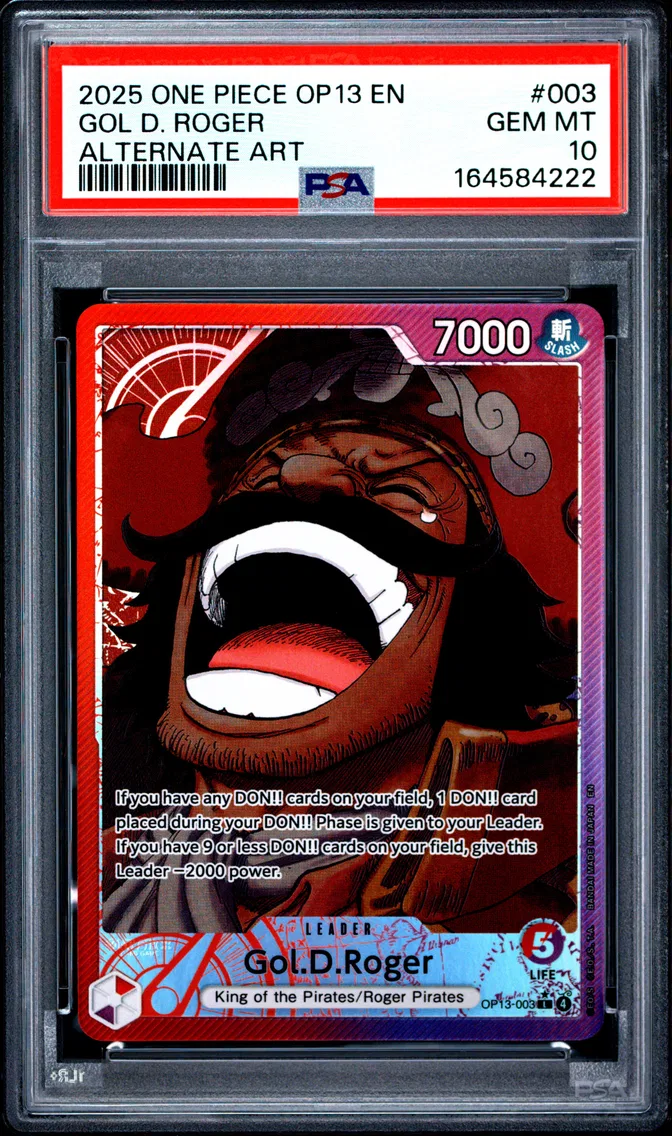 2025 #003 Gol D. Roger PSA 10 One Piece OP13-Carrying on His Will