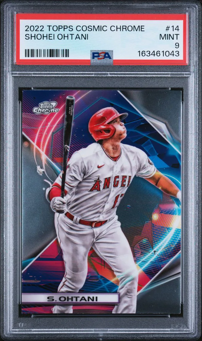 2022 #14 Shohei Ohtani PSA 9 Topps Cosmic Chrome