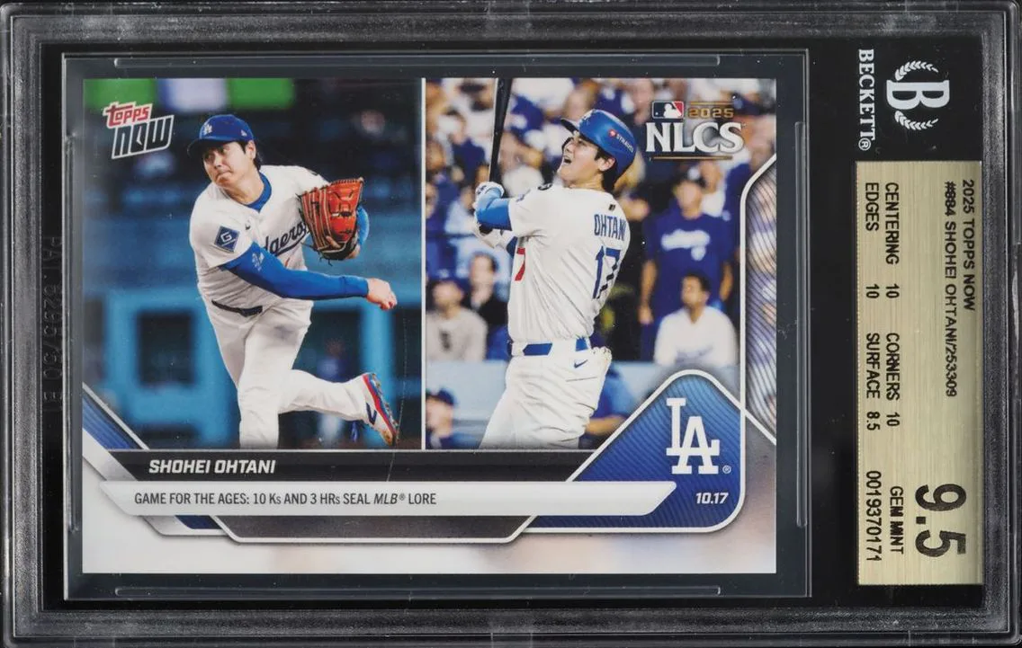 2025 Topps Now Shohei Ohtani #884 BGS 9.5 GEM MINT