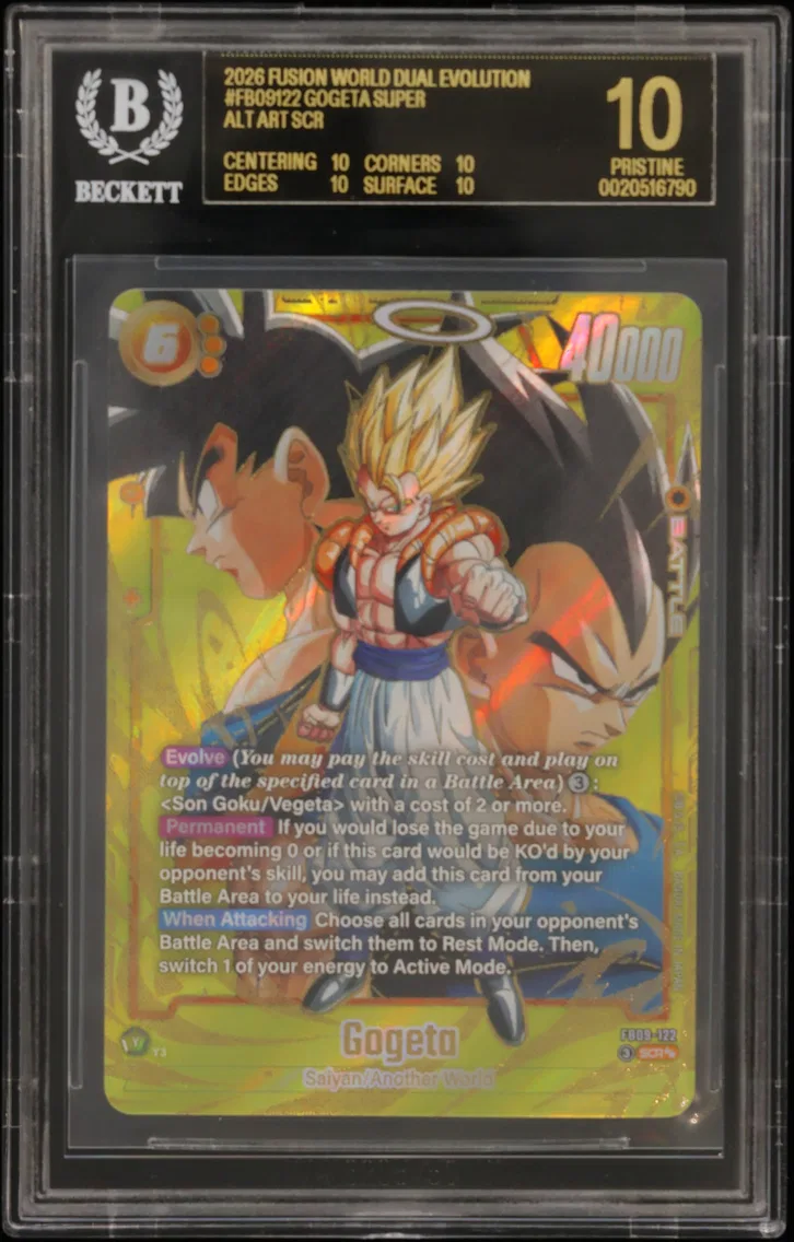 2026 #FB09122 BGS 10 Dragon Ball Super Card Game Fusion World -DUAL EVOLUTION-