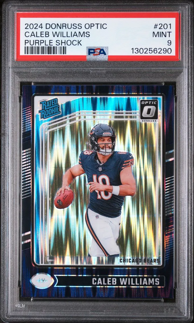 2024 #201 Caleb Williams PSA 9 Panini Donruss Optic Football