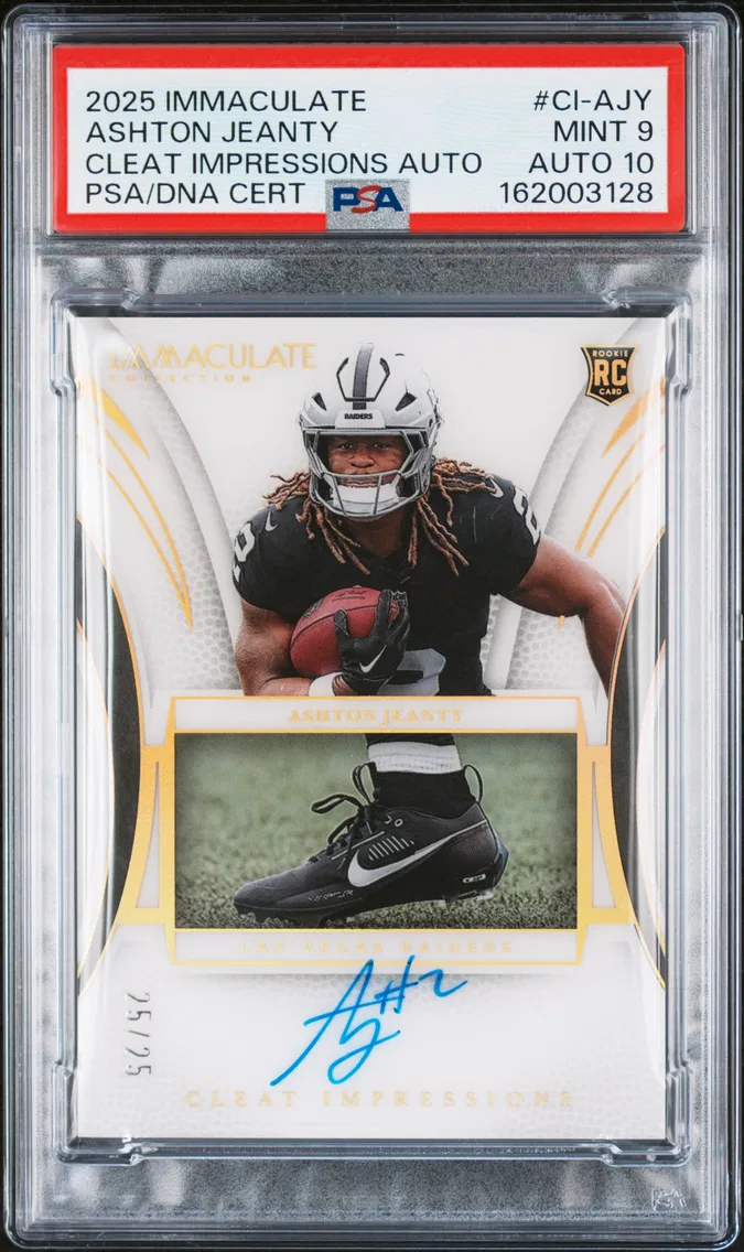 2025 #CI-AJY Ashton Jeanty PSA 9