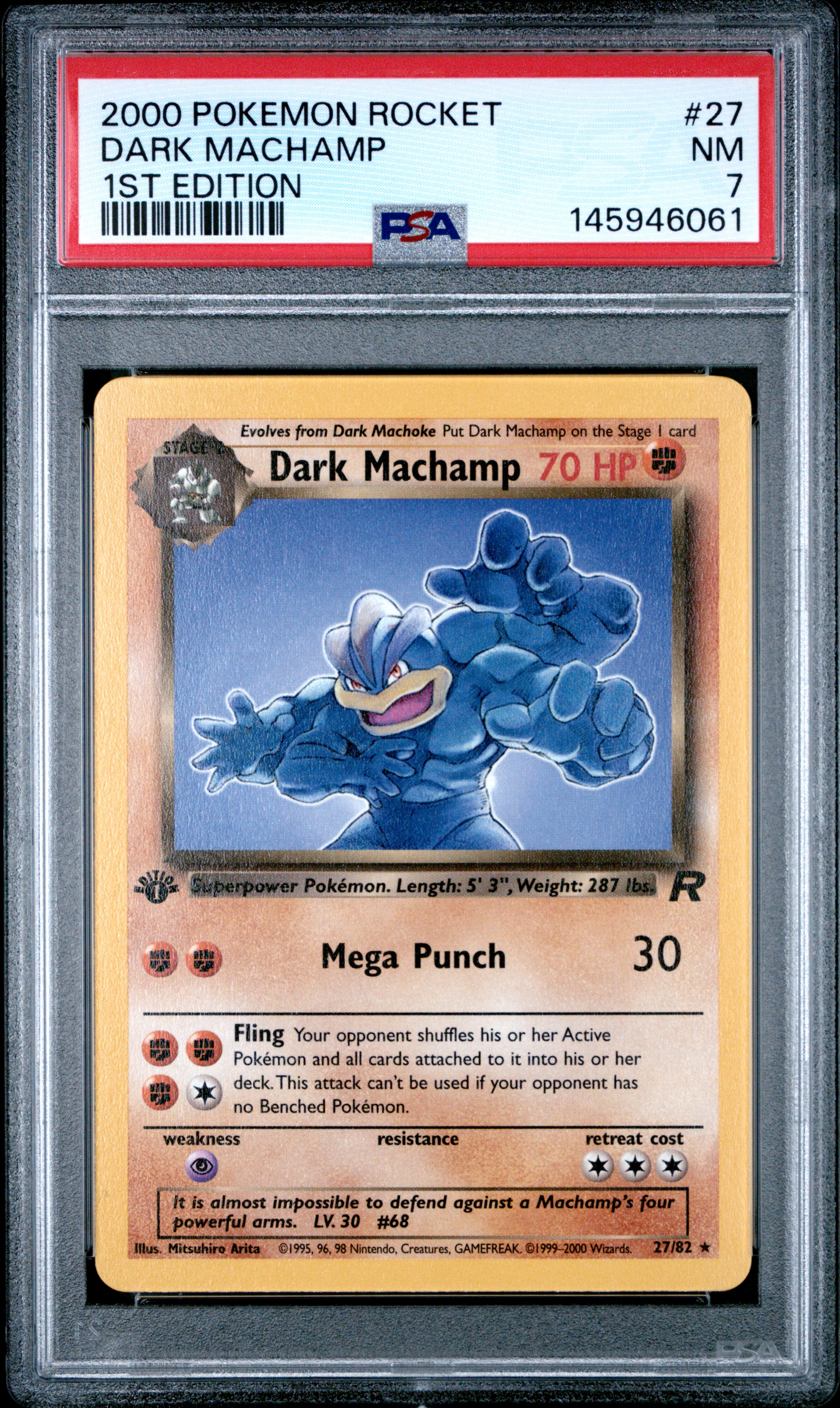 Dark Machamp 1st Edition