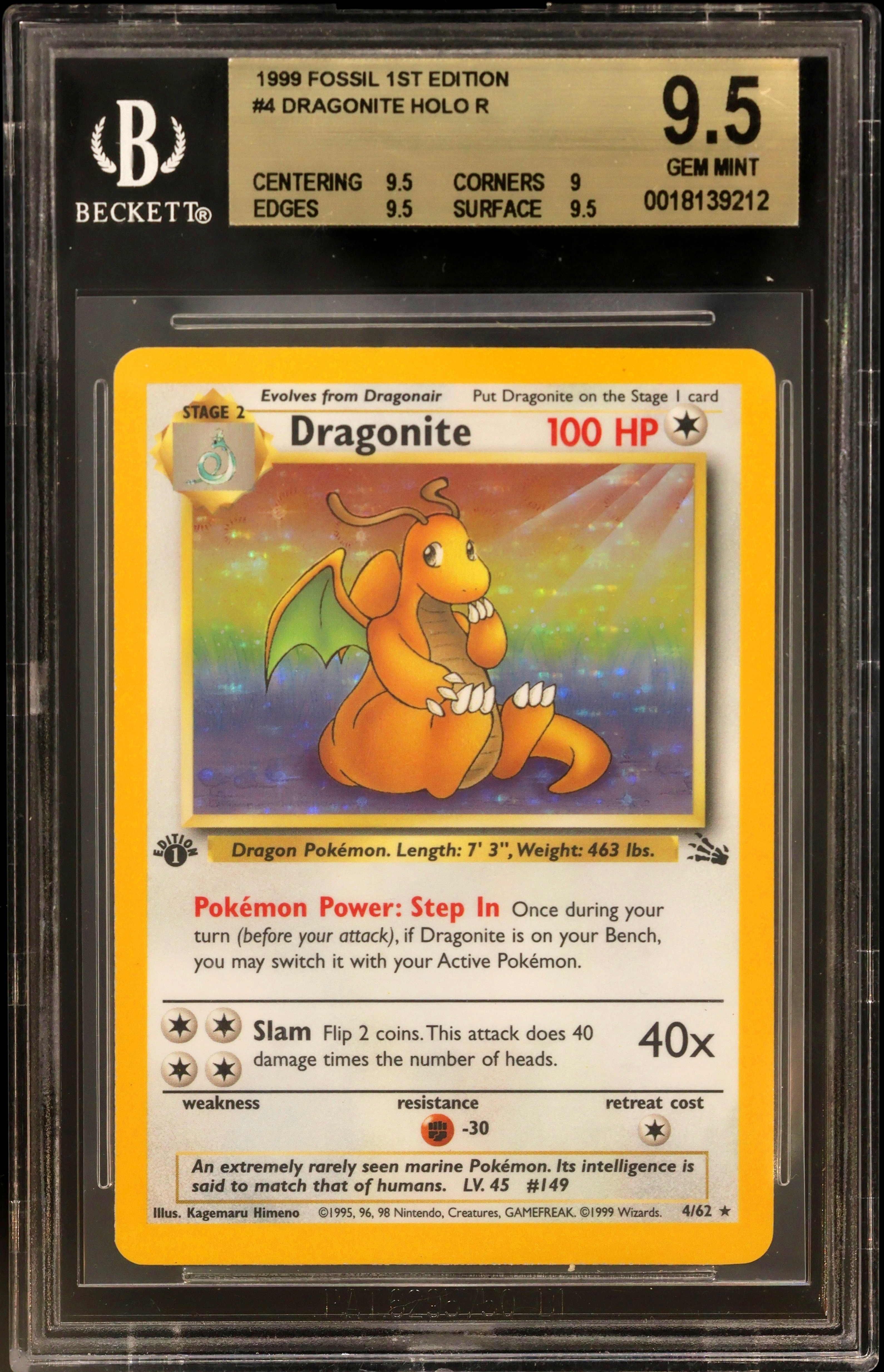 Dragonite HOLO R
