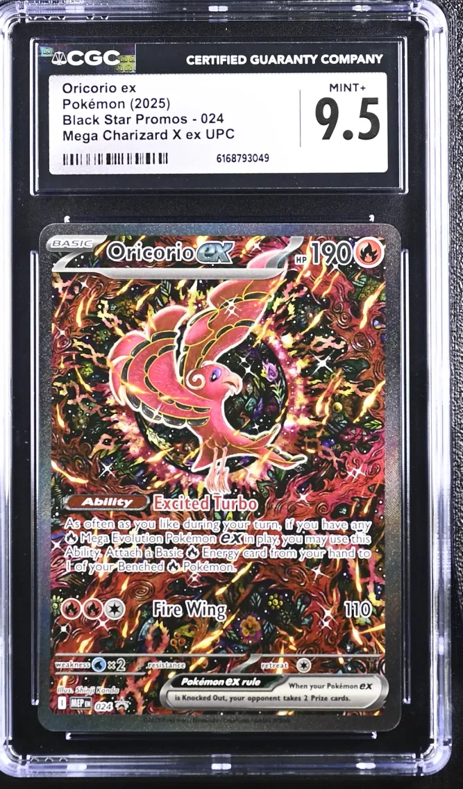 2025 #024 Oricorio ex CGC 9.5 Black Star Promos - Mega Evolution MEP EN - English