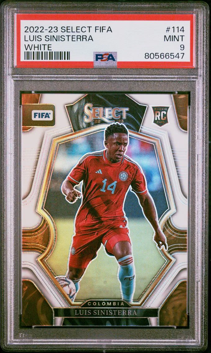2022 #114 Luis Sinisterra PSA 9 Panini Select FIFA