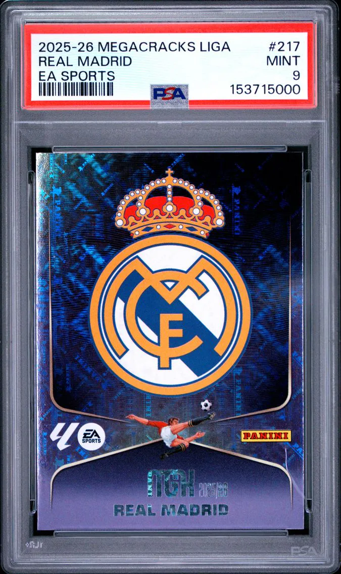 2025 #217 Real Madrid PSA 9 Panini Megacracks Mgk Laliga EA Sports