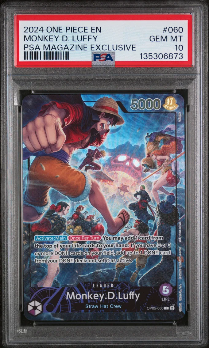2024 #060 Monkey D. Luffy PSA 10 One Piece Promos