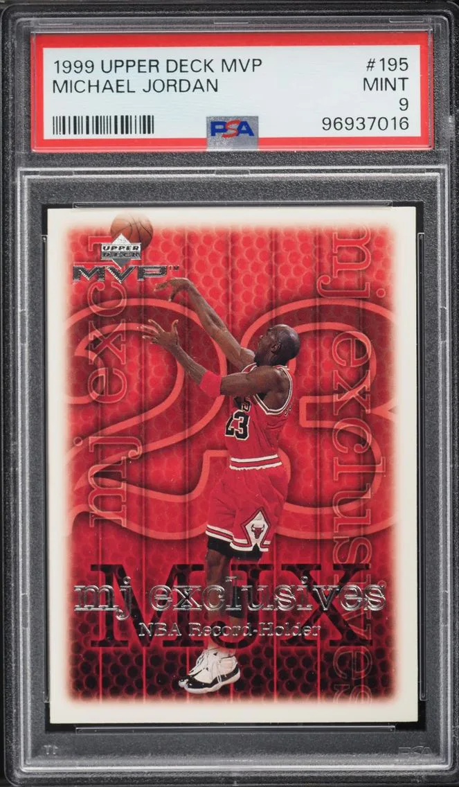 1999 #195 Michael Jordan PSA 9 Upper Deck MVP