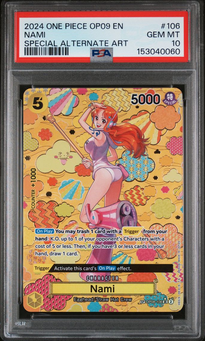 2024 #106 Nami PSA 10 One Piece