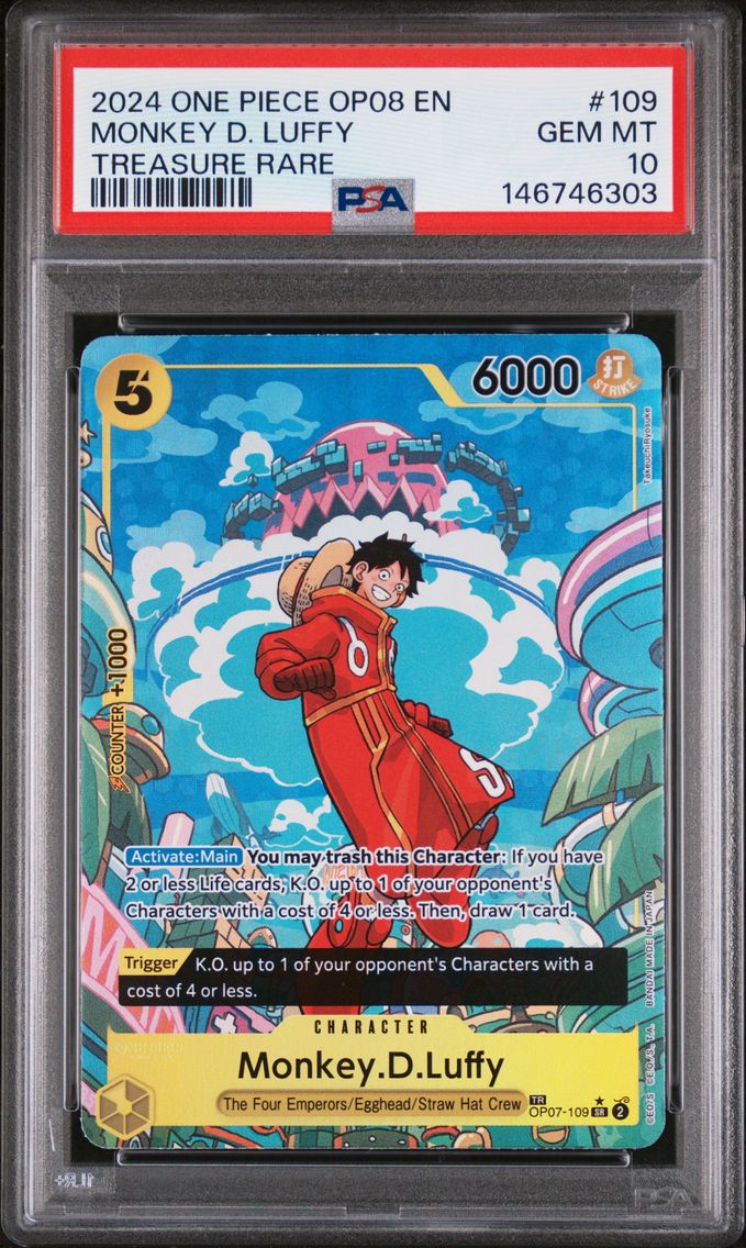 2024 #109 Monkey D. Luffy PSA 10