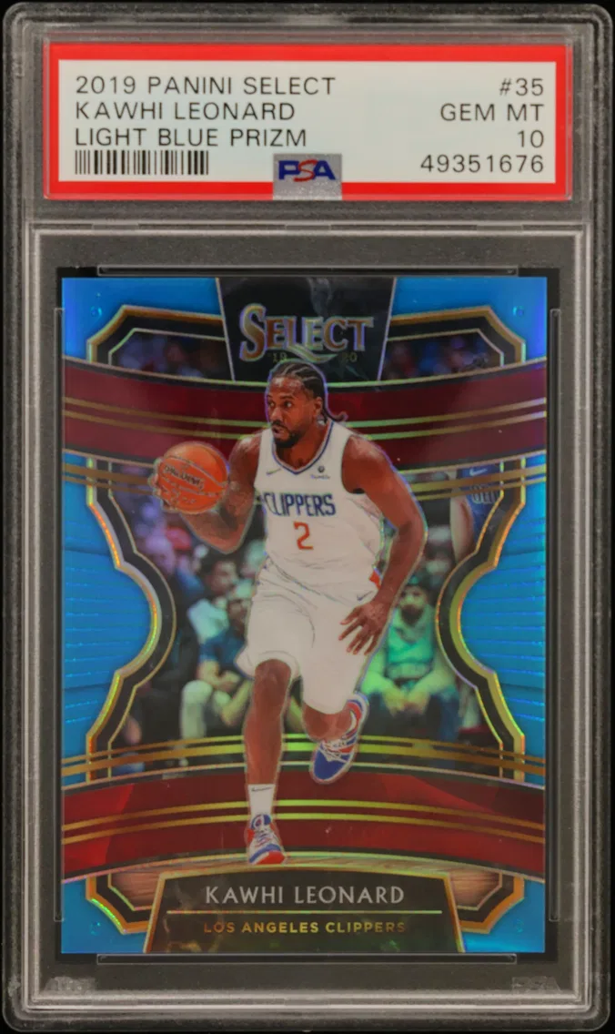 2019 #35 Kawhi Leonard PSA 10 Panini Select