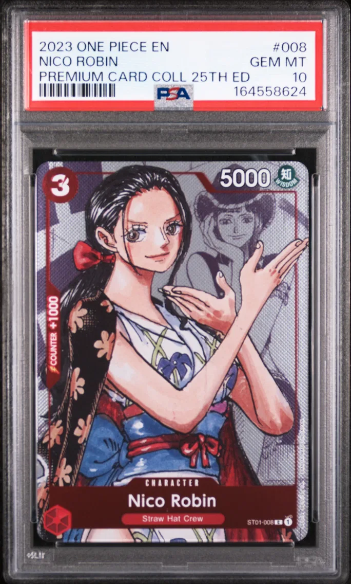 2023 #008 Nico Robin PSA 10 One Piece Premium Card Collection 25th Edition