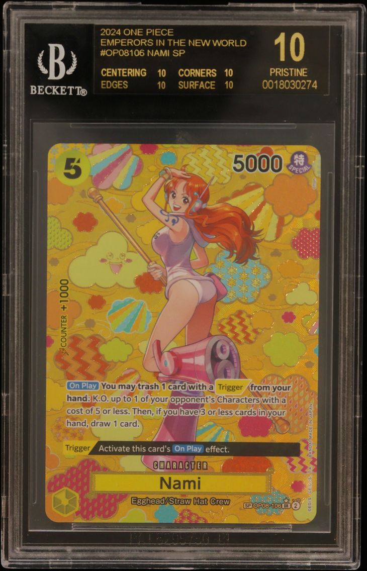 2024 #OP08106 Nami SP BGS 10 One