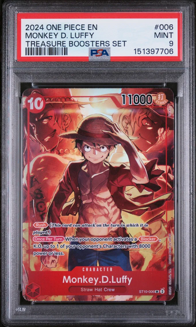 2024 #006 Monkey D. Luffy PSA 9 One Piece Promos