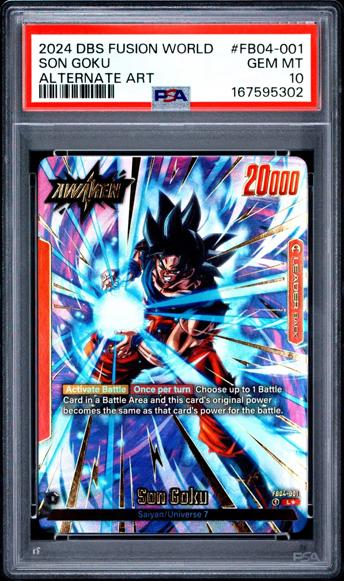 2024 #FB04-001 Son Goku PSA 10 Dragon Ball Super Card Game Fusion World Ultra Limit