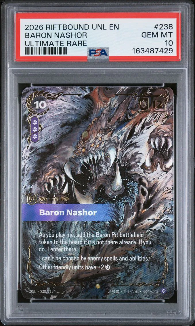 2026 #238 Baron Nashor PSA 10 Riftbound: League of Legends Unl-Unleashed