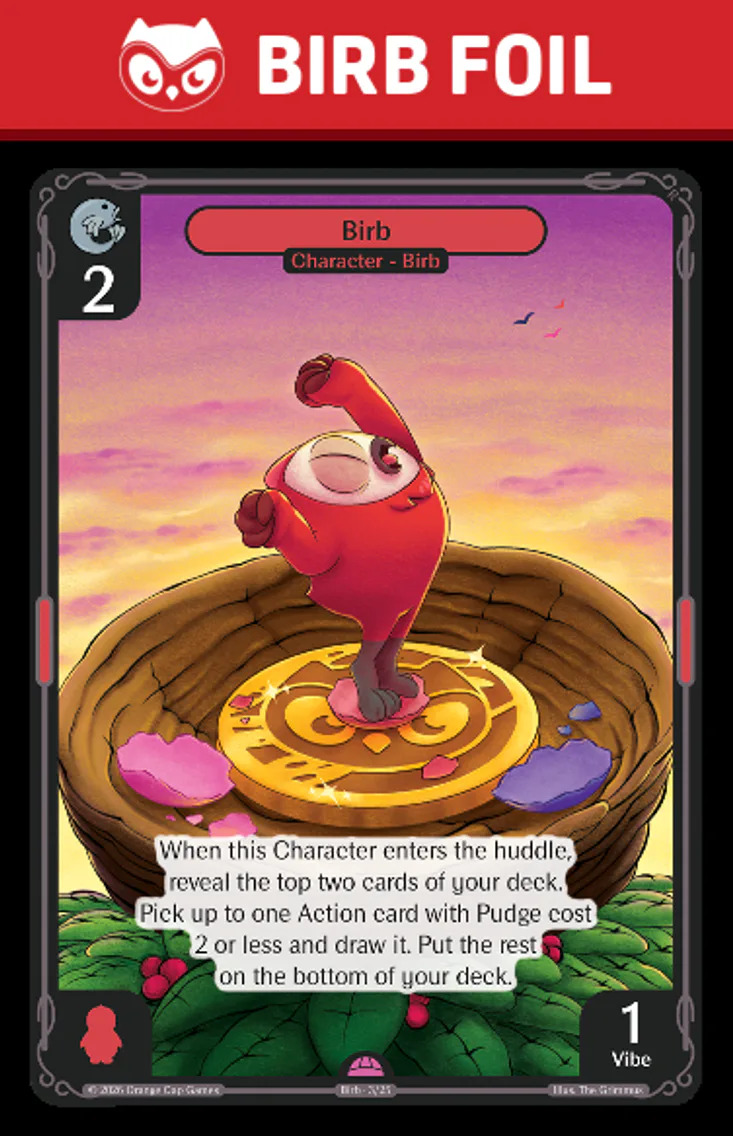 2026 Birb Vibes TCG Promo #3 - Birb Foil