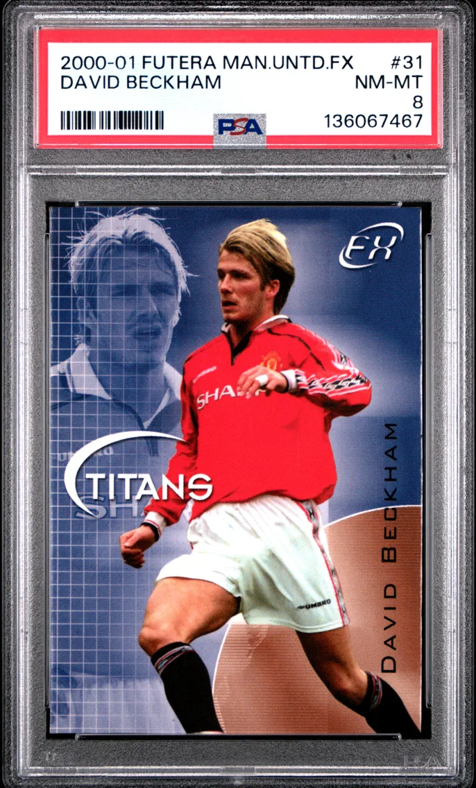 2000 #31 David Beckham PSA 8 Fut