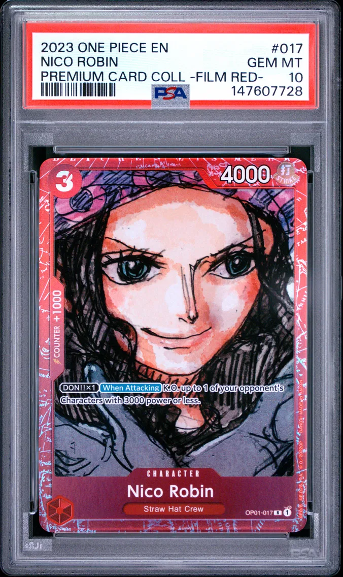 2023 #017 Nico Robin PSA 10 One Piece Premium Card Collection -One Piece Film Red-