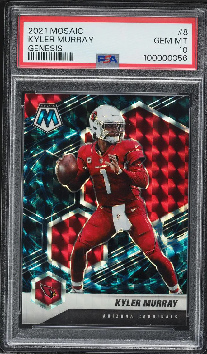2021 #8 Kyler Murray PSA 10 Panini Mosaic Football