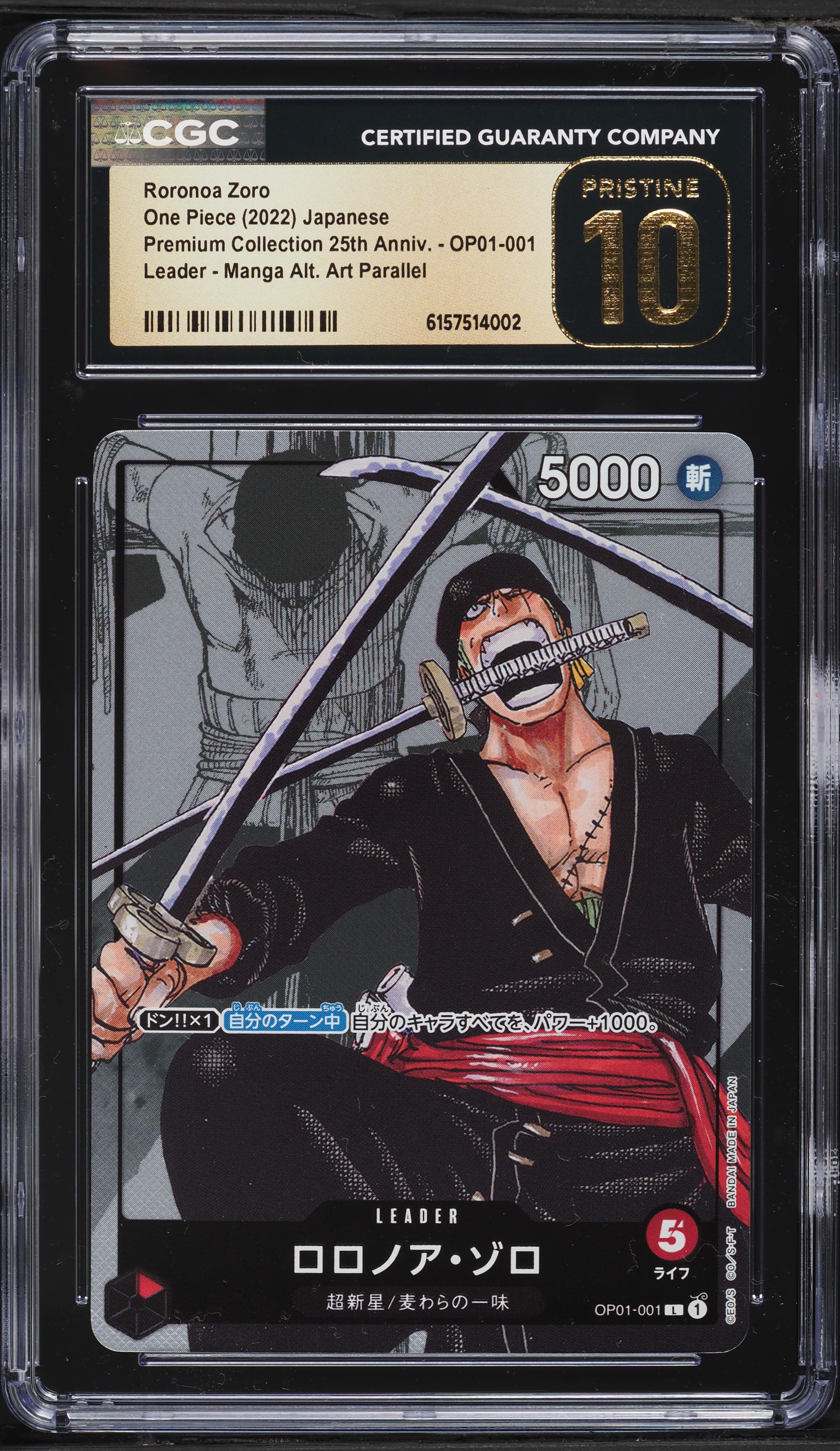 Alt Art Leader Roronoa Zoro