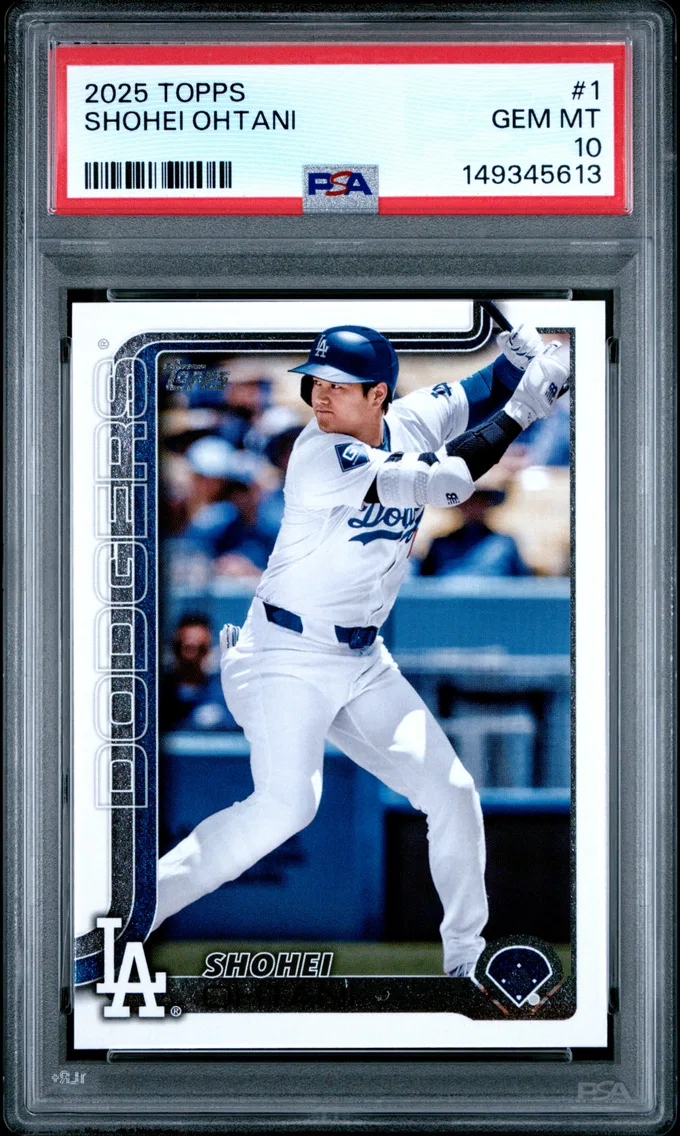 2025 #1 Shohei Ohtani PSA 10 Topps