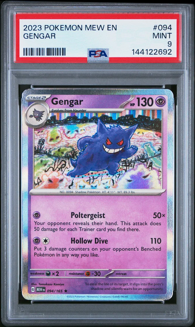 2023 #094 Gengar PSA 9 Mew EN-15