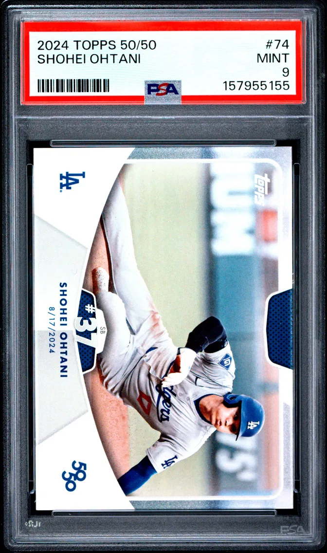 2024 #74 Shohei Ohtani PSA 9 Topps 50/50 Shohei Ohtani