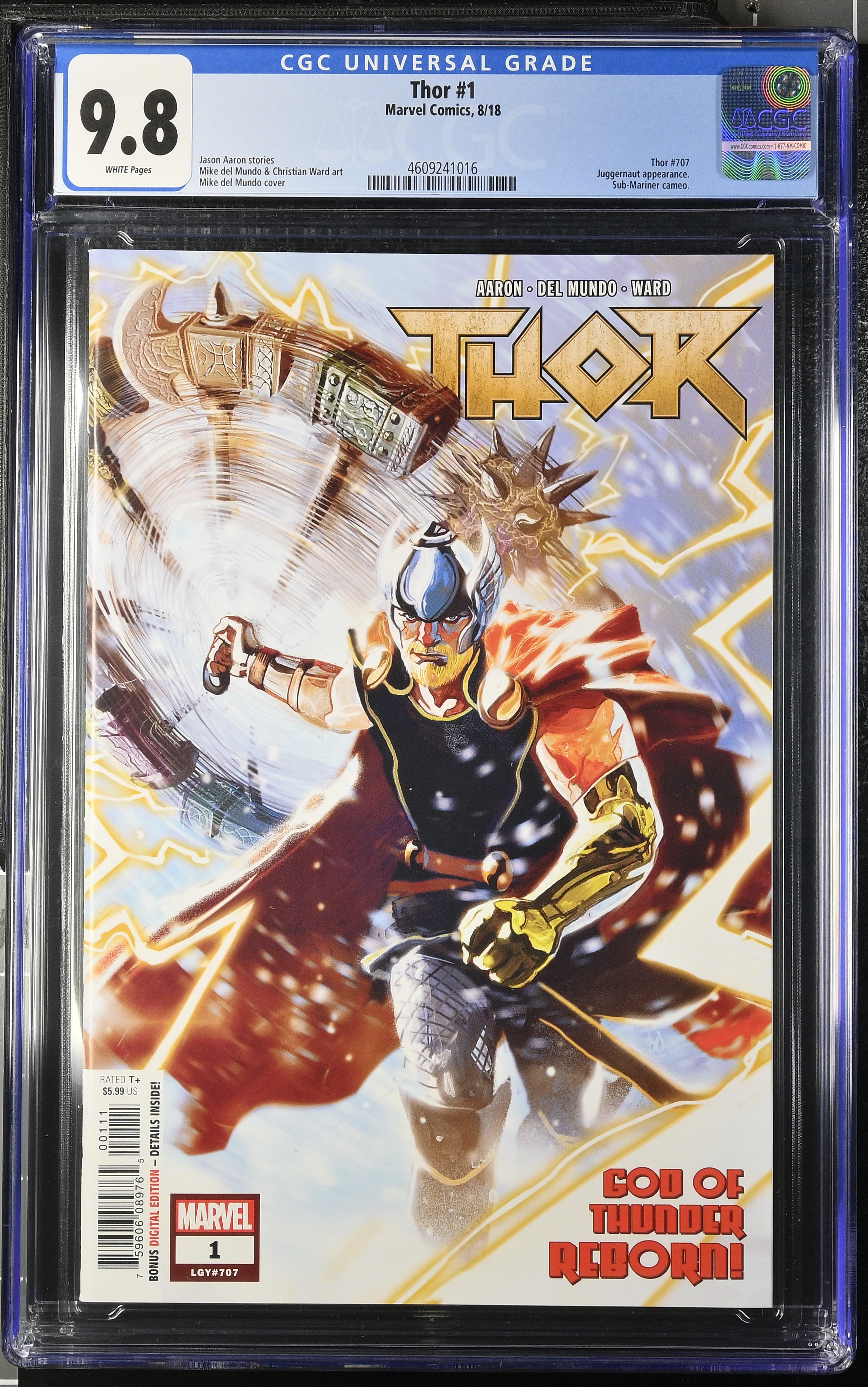 2018 #NA 2018 Thor #1 CGC 9.8 Marvel Comics CGC 9.8