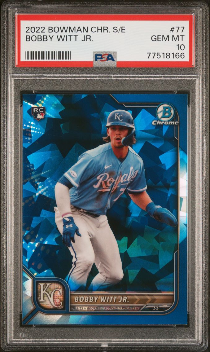 2022 #77 Bobby Witt Jr. PSA 10 B