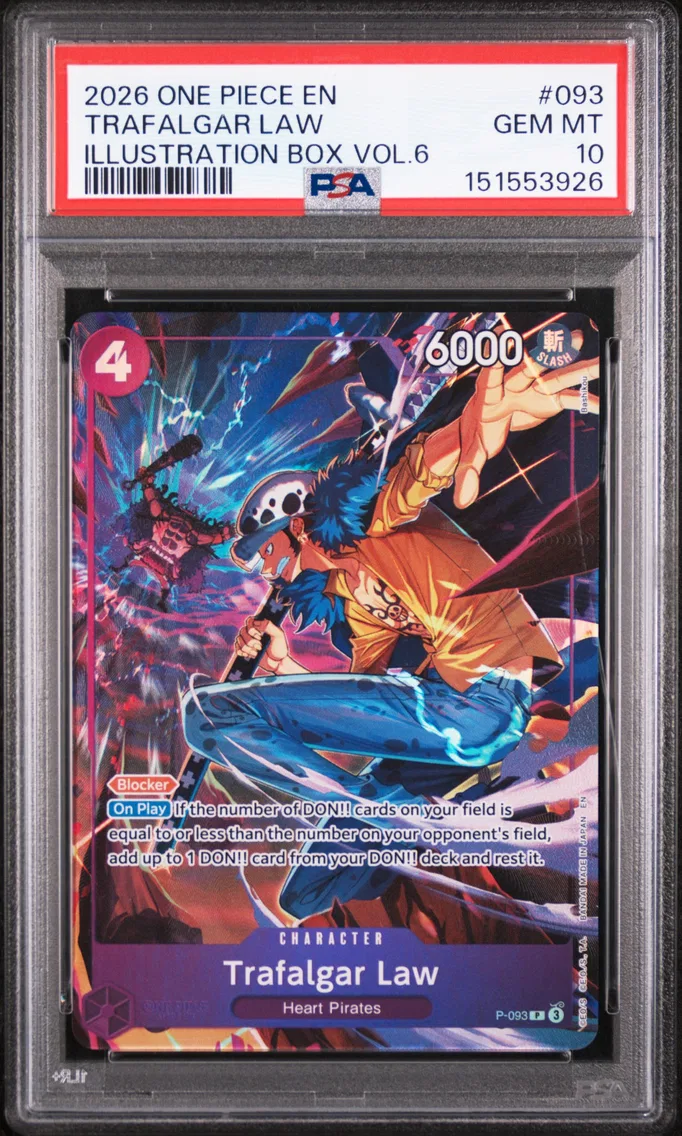 2026 #093 Trafalgar Law PSA 10 One Piece Promos