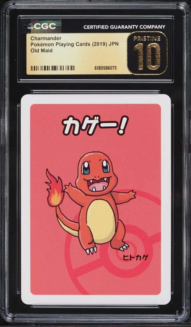 2019 Old Maid (Red Back) - Japanese Pokemon Japanese Playing Cards Old Maid Charmander CGC 10