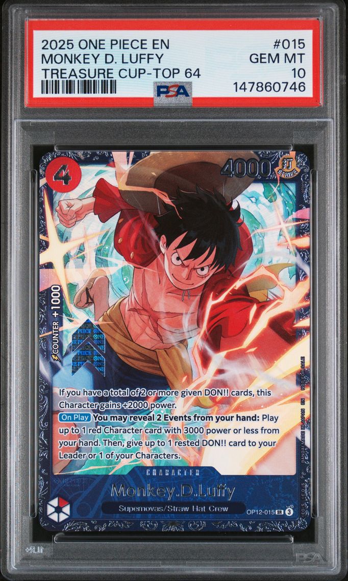 2025 #015 Monkey D. Luffy PSA 10