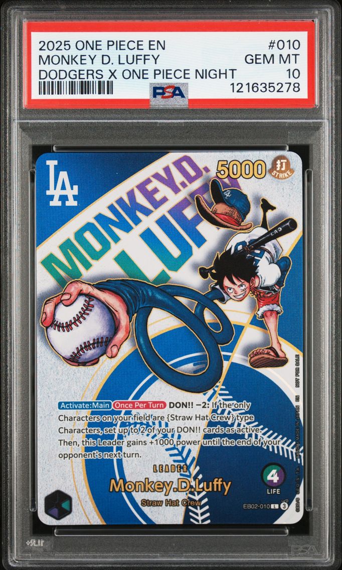 2025 #010 Monkey D. Luffy PSA 10