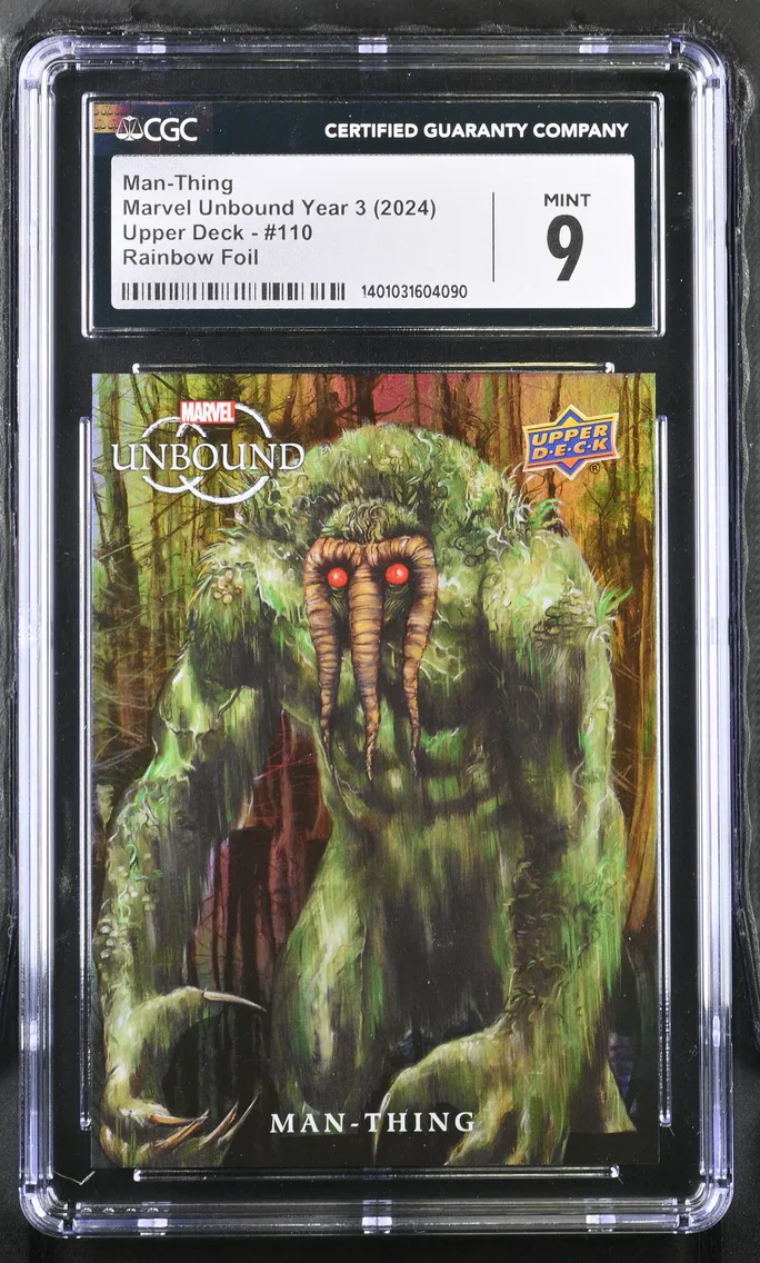 2024 #110 Man-Thing CGC 9 Marvel Unbound Year 3 (2024 Upper Deck) - English