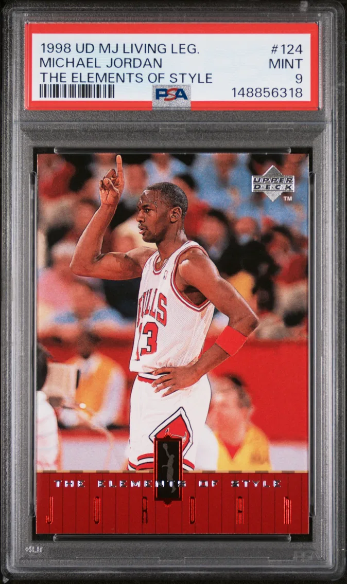 1998 #124 Michael Jordan PSA 9 Upper Deck MJ Living Legend