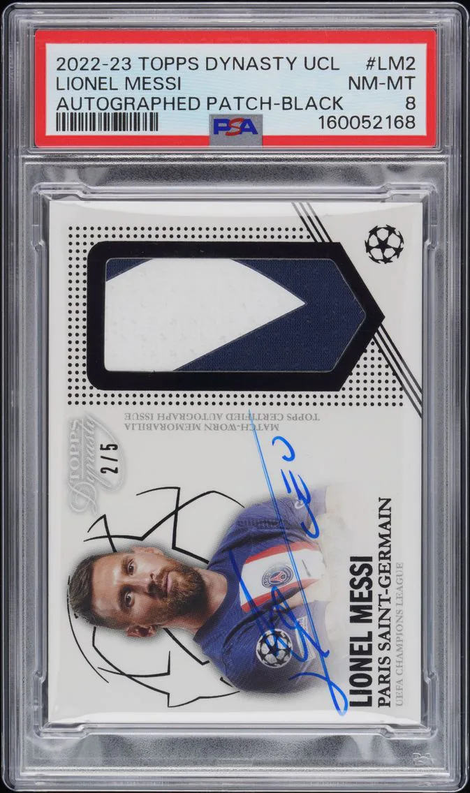 2022 #LM2 Lionel Messi PSA 8 Top