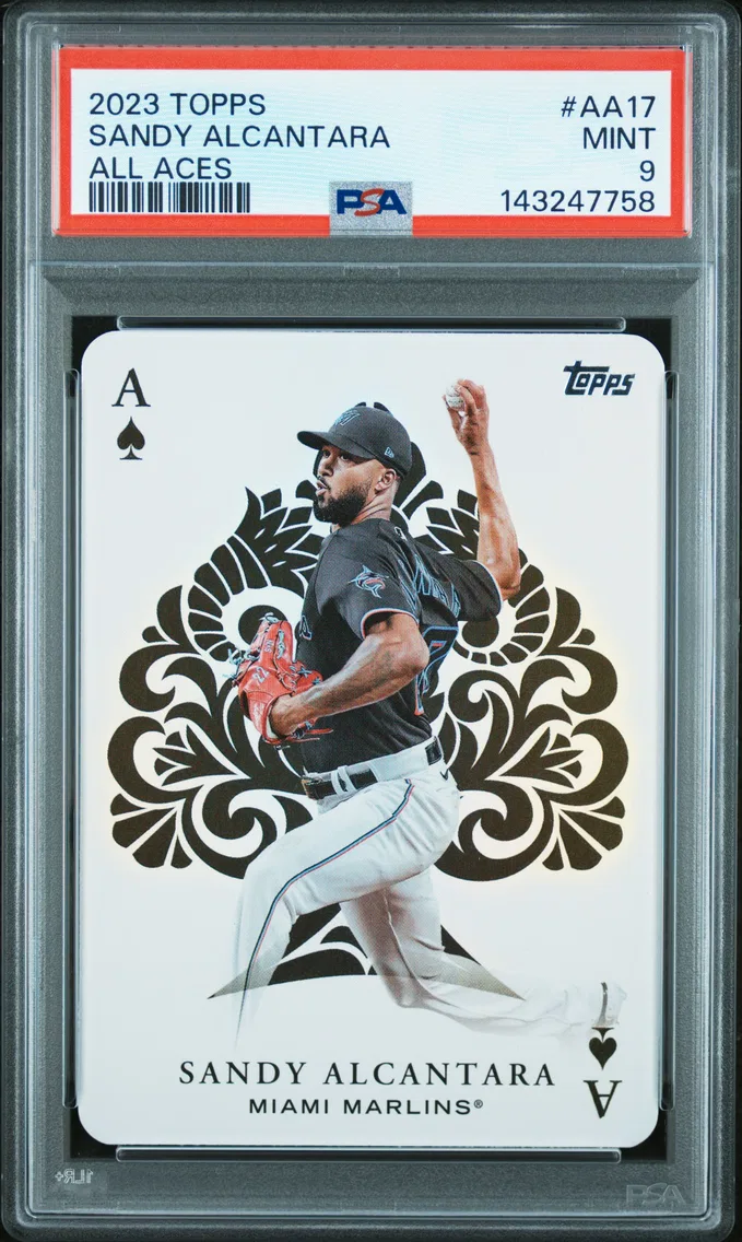 2023 #AA17 Sandy Alcantara PSA 9 Topps All Aces