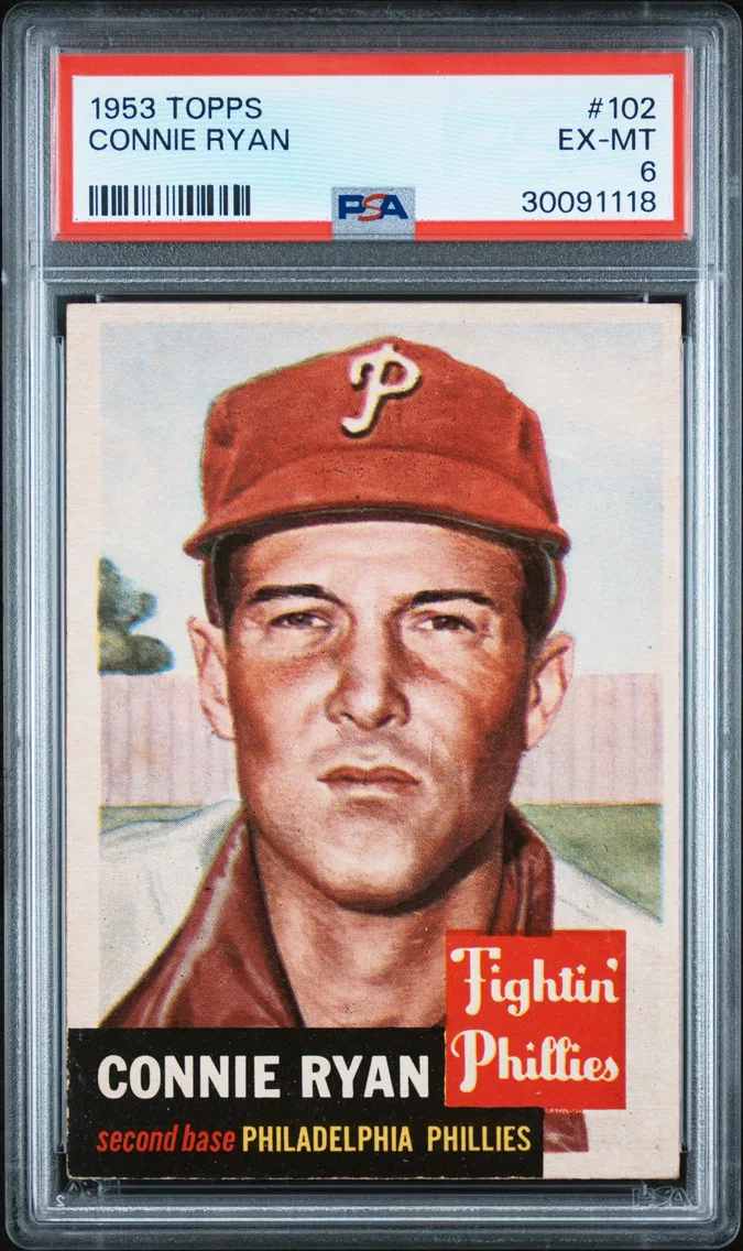 1953 #102 Connie Ryan PSA 6 Topps